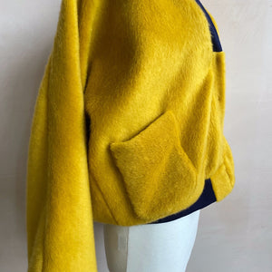 MOHAIR WOVEN Jackets Yellow by Chung Rowe