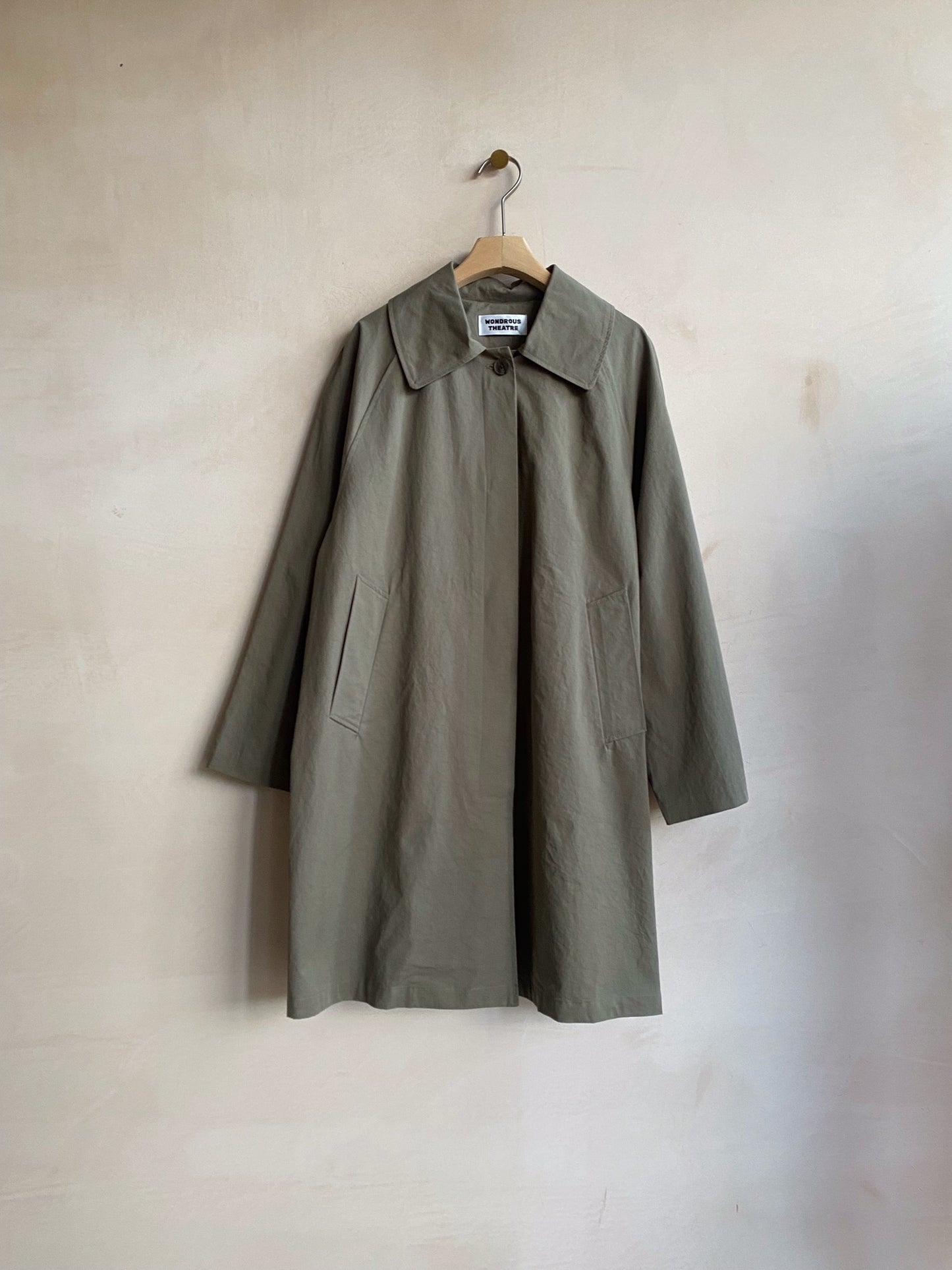 Half A line coat -Dark Green-