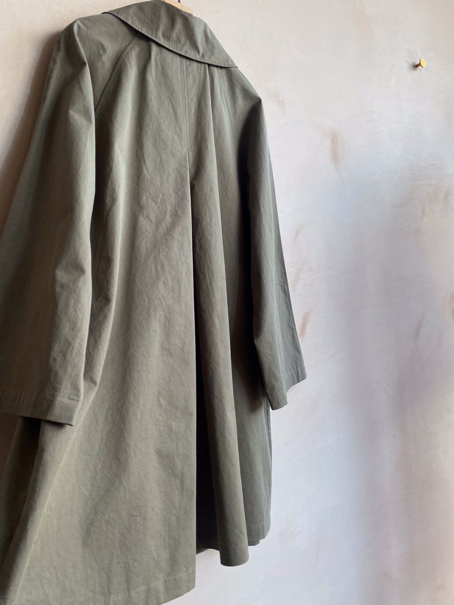 Half A line coat -Dark Green-
