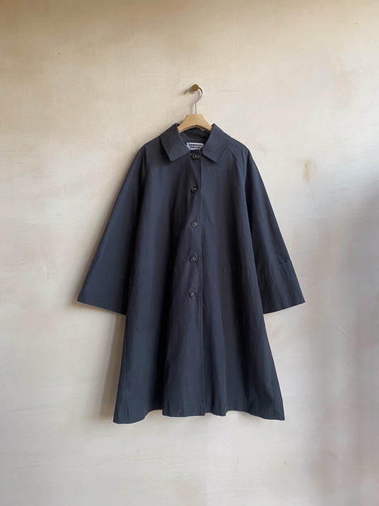Front pocket Long Mac -Black-