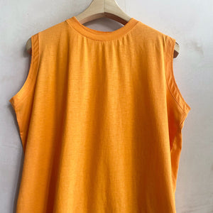 Double Stitched Summer tank -Orange-