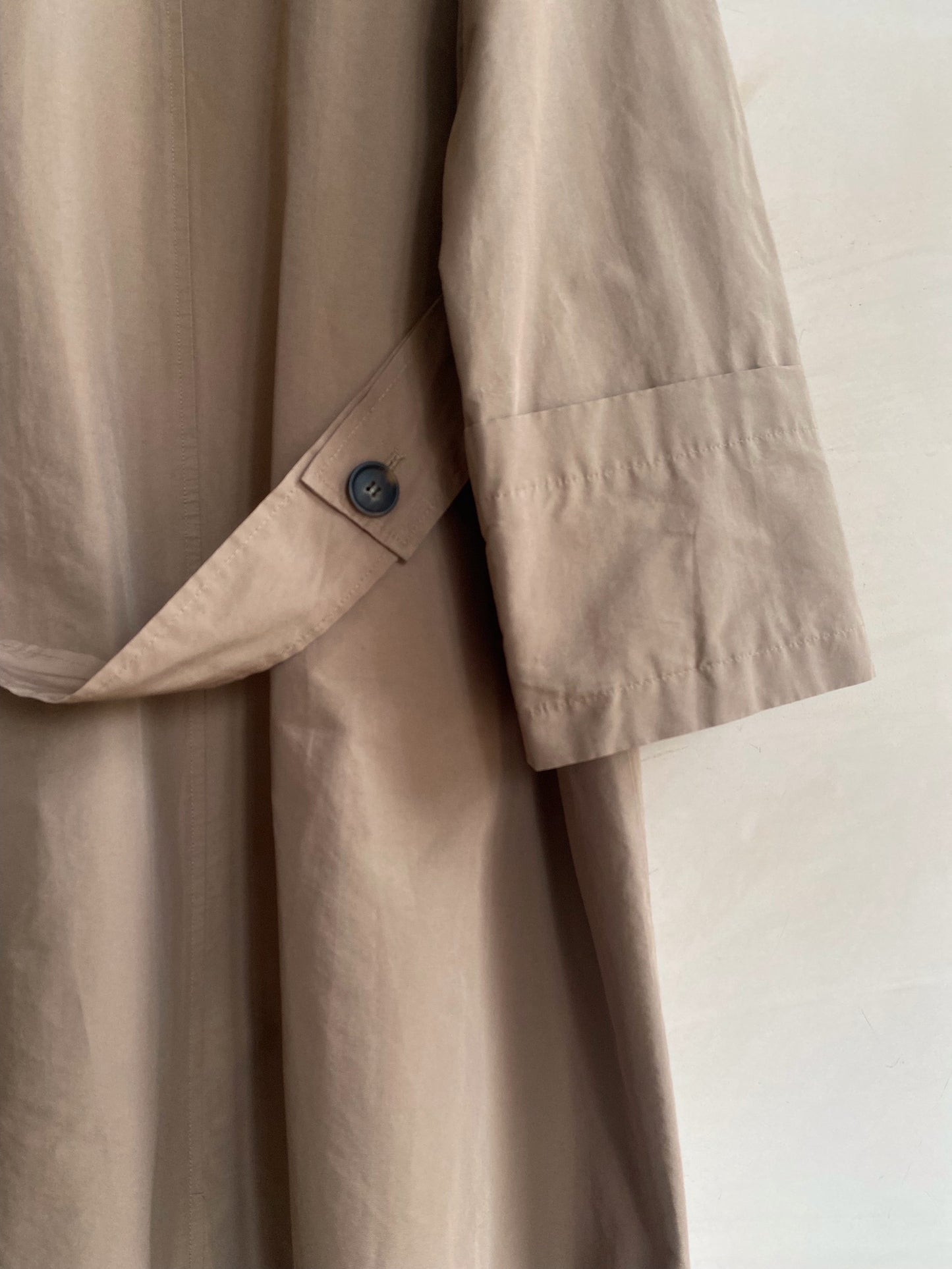 Front pocket Long Mac -Light Brown-