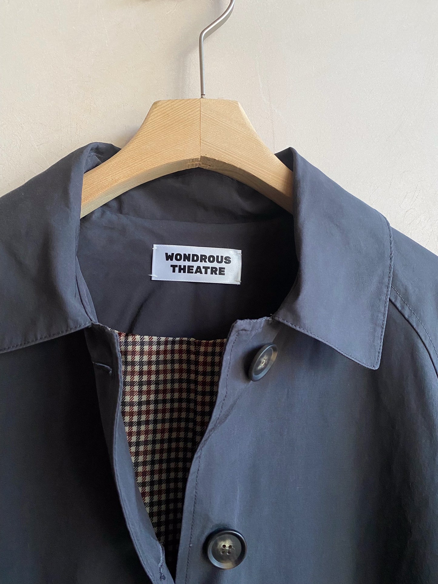 Front pocket Long Mac -Black-