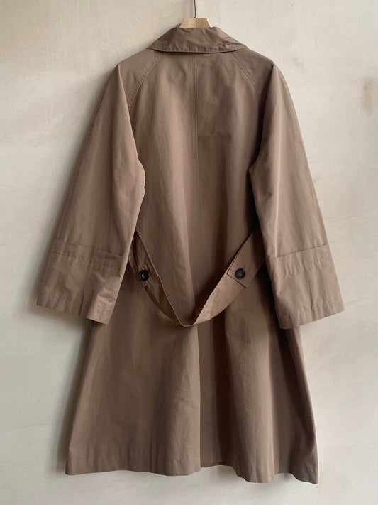 Front pocket Long Mac -Light Brown-