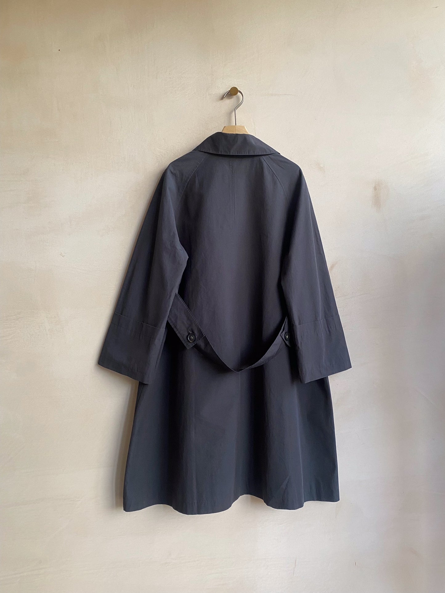 Front pocket Long Mac -Black-