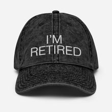 Retired Cap -Washed Black- by kikina