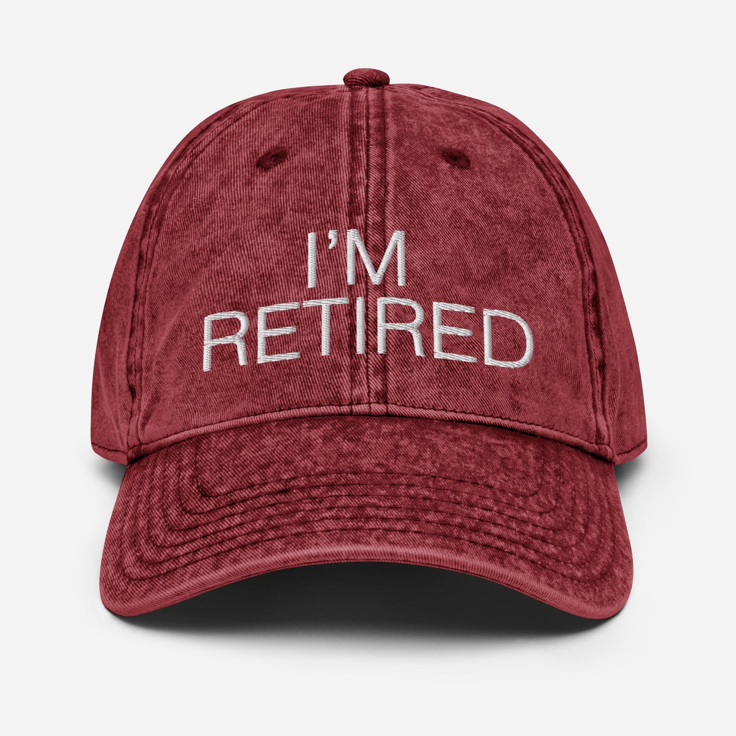 Retired Cap -Washed Burgundy- by kikina