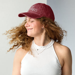 Retired Cap -Washed Burgundy- by kikina