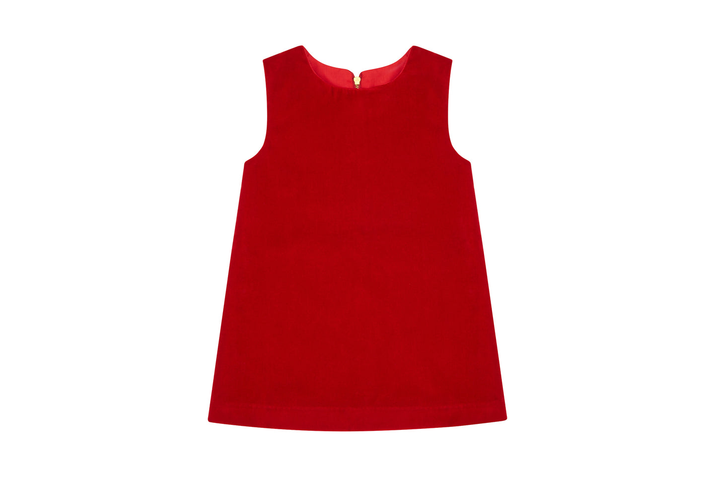 Organic Cotton Red Velvet Dress by Vild, Children clothes, Vild, WondrousTheatre,