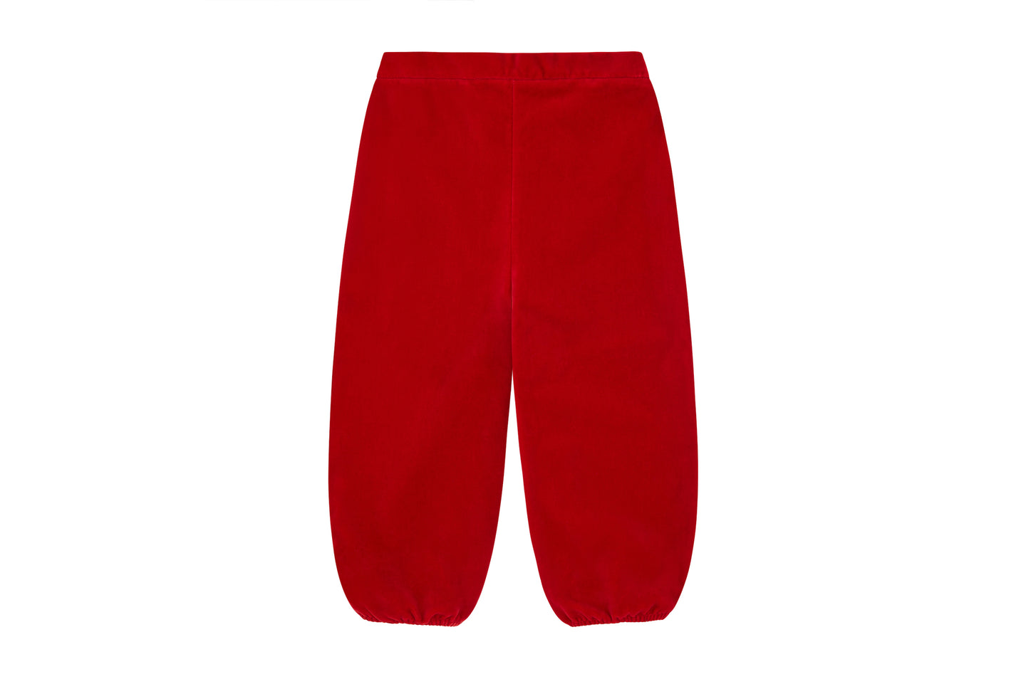 Organic Cotton Red Velvet Trousers, Children clothes, Vild, WondrousTheatre,