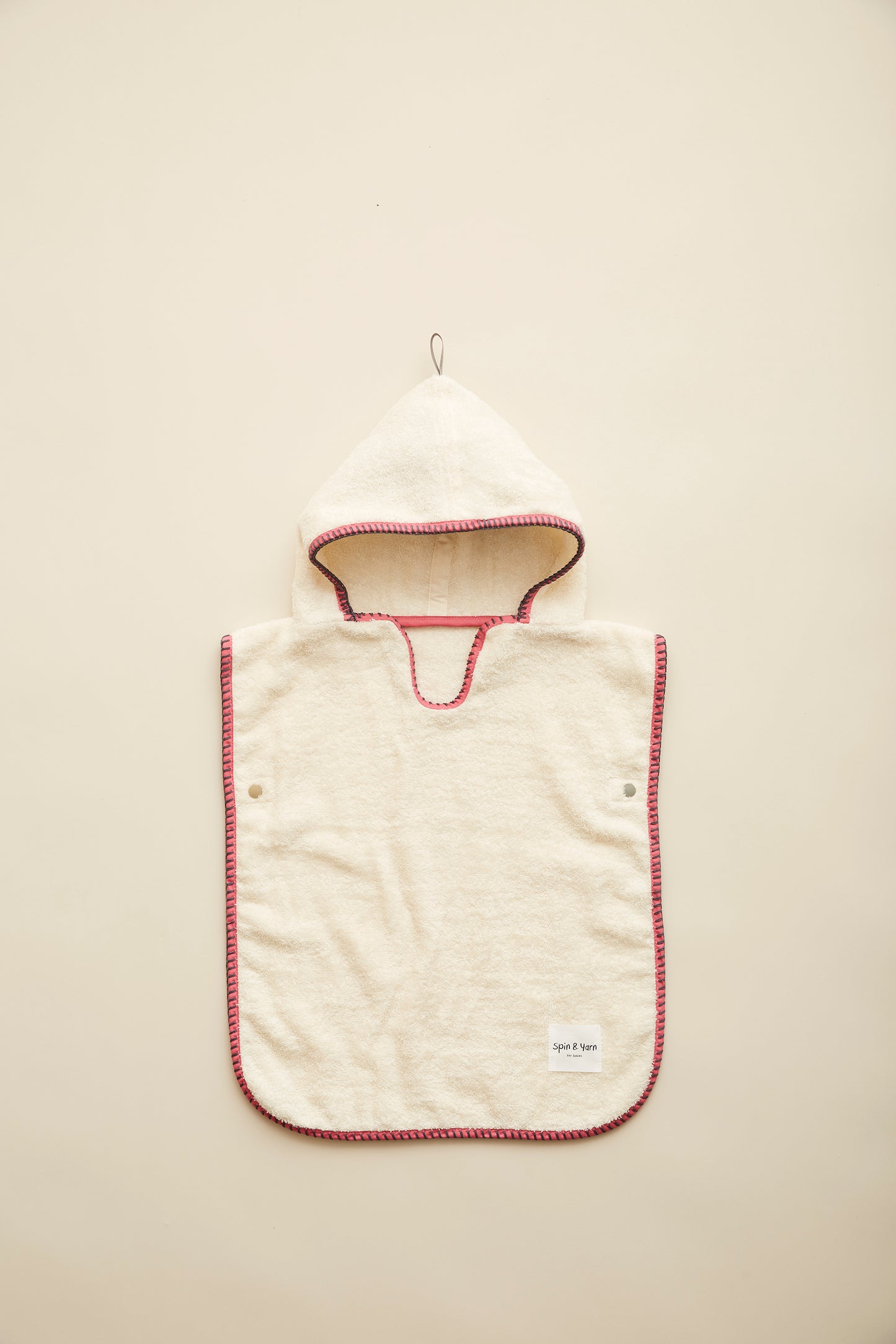 Organic Cotton Bath Towel Hooded Poncho by Spin & Yarn