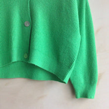 Ribbed cardi by Chan Chan -Green-
