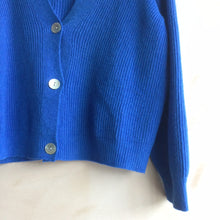Ribbed cardi by Chan Chan -Blue-
