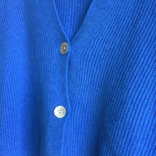 Ribbed cardi by Chan Chan -Blue-