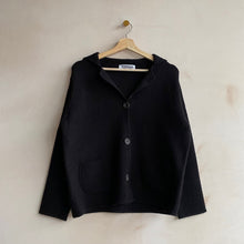 Knit Single jacket -Black-