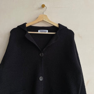 Knit Single jacket -Black-