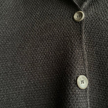 Knit Single jacket -Black-