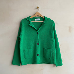 Knit Single jacket -Green-