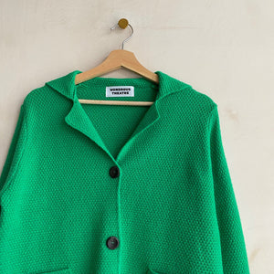 Knit Single jacket -Green-