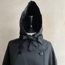 Ribbon Hood Jackets -Black-