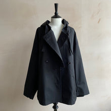 Ribbon Hood Jackets -Black-