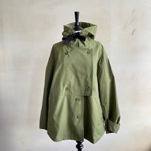 Ribbon Hood Jackets -Khaki-