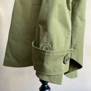 Ribbon Hood Jackets -Khaki-