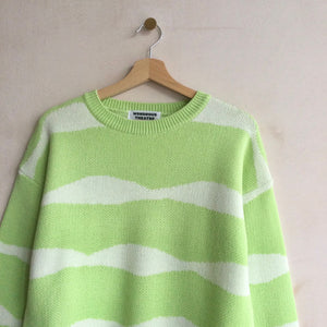 Wave stripe jumper