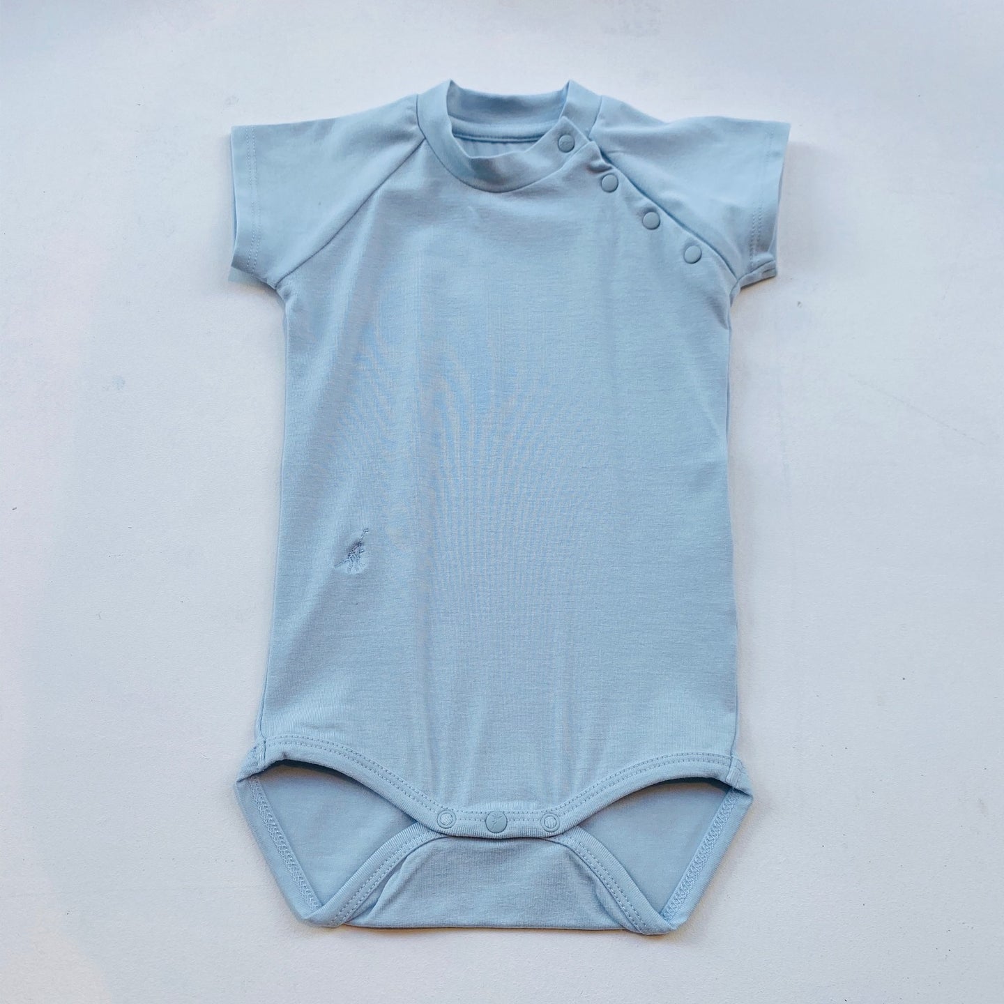 Bamboo SS Bodysuit -Blue-