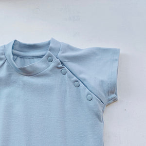 Bamboo SS Bodysuit -Blue-