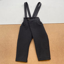 Dalston Trousers Linen – Black-