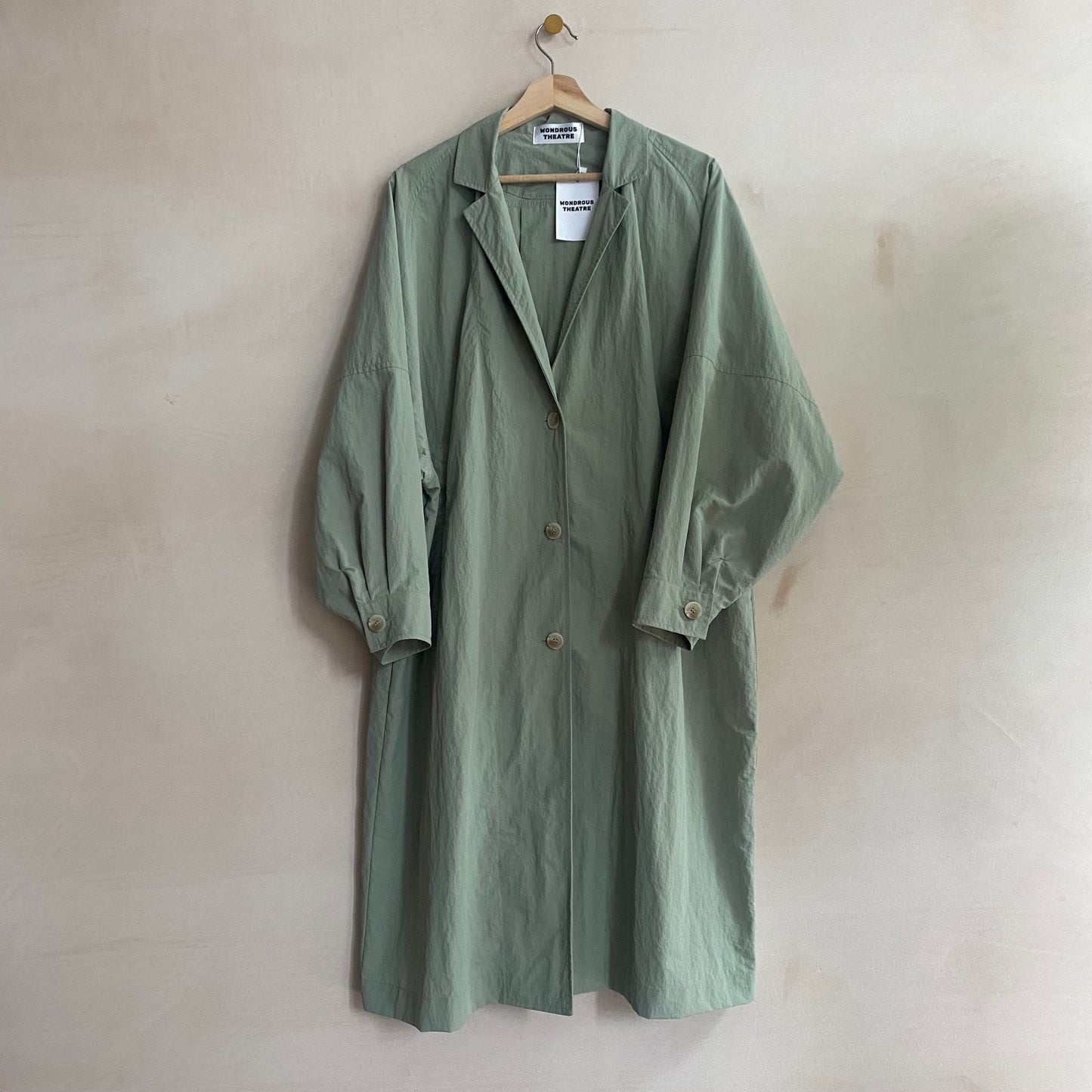 Summer light long Coat -Light Khaki-