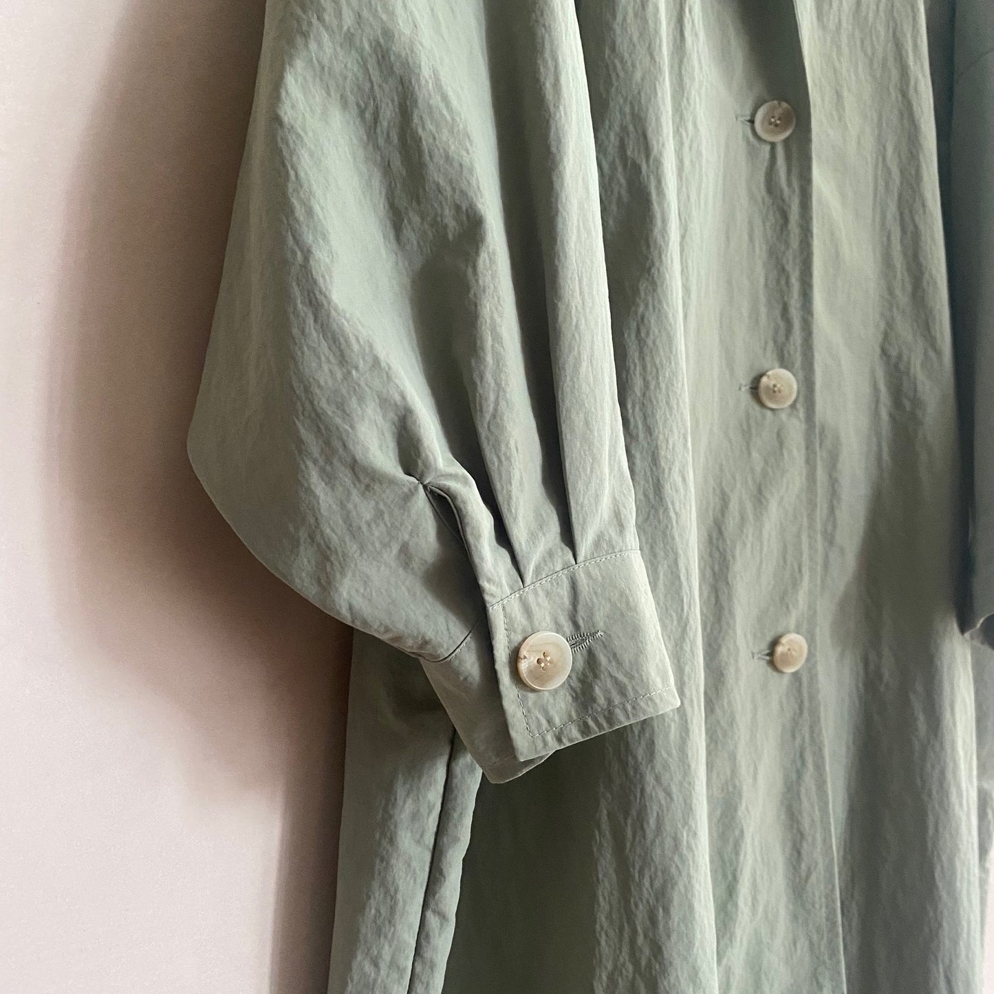 Summer light long Coat -Light Khaki-