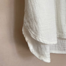 Textured Cotton shirts -Ivory-