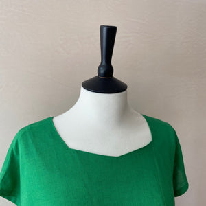 Summer Nostalgia Midi Dress -Leaf Green-