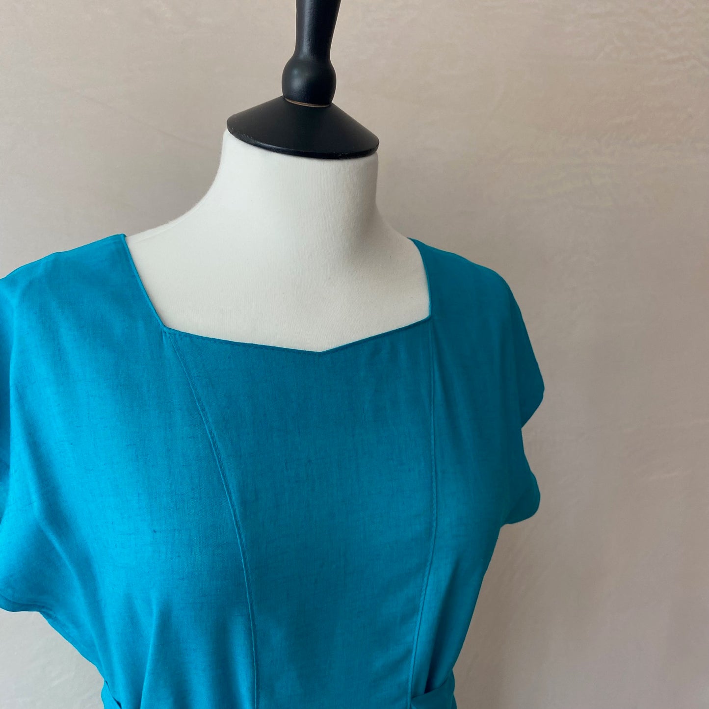 Summer Nostalgia Midi Dress -Teal-