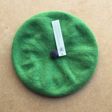 Green Grove Weavers Pom Pom Beret hat -meadow-