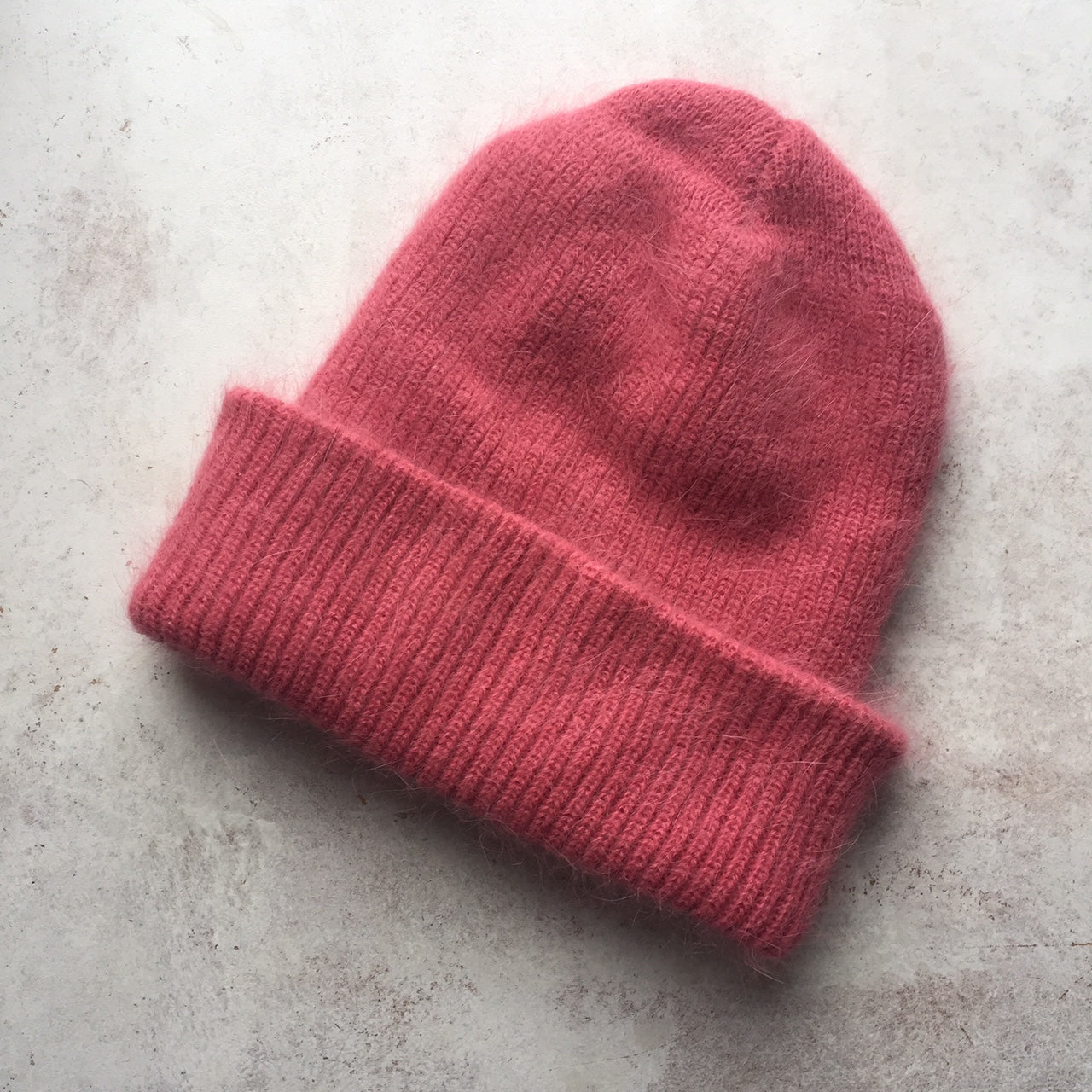 Fluffy Angora knit Beanie-pink-, Hat, WondrousTheatre, WondrousTheatre,