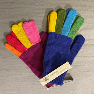 Green Grove Weavers Gloves -Empire Purple-