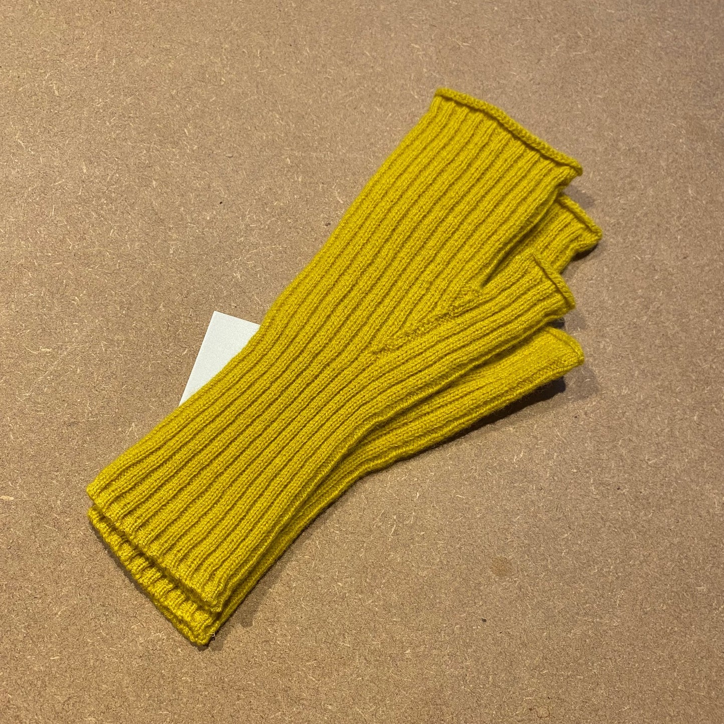 Green Grove Weavers Brodie Mittens -Gorse Yellow-