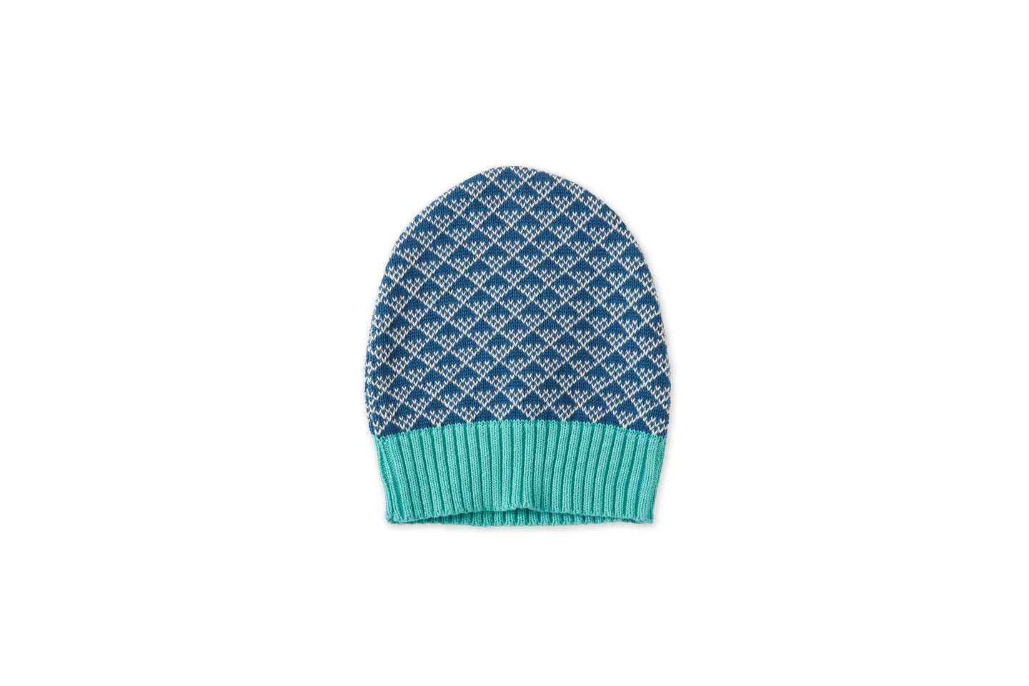 Vild Organic Cotton Nordic knit Hat -Fjord Blue-