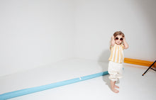 SS T-Shirts Tencel -Yellow&White Stripe-