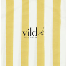 SS Body Suit Tencel -Yellow&White Stripe-